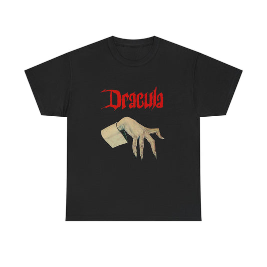 Dracula Vintage Horror Graphic T Shirt Unisex Heavy Cotton Tee GIFT