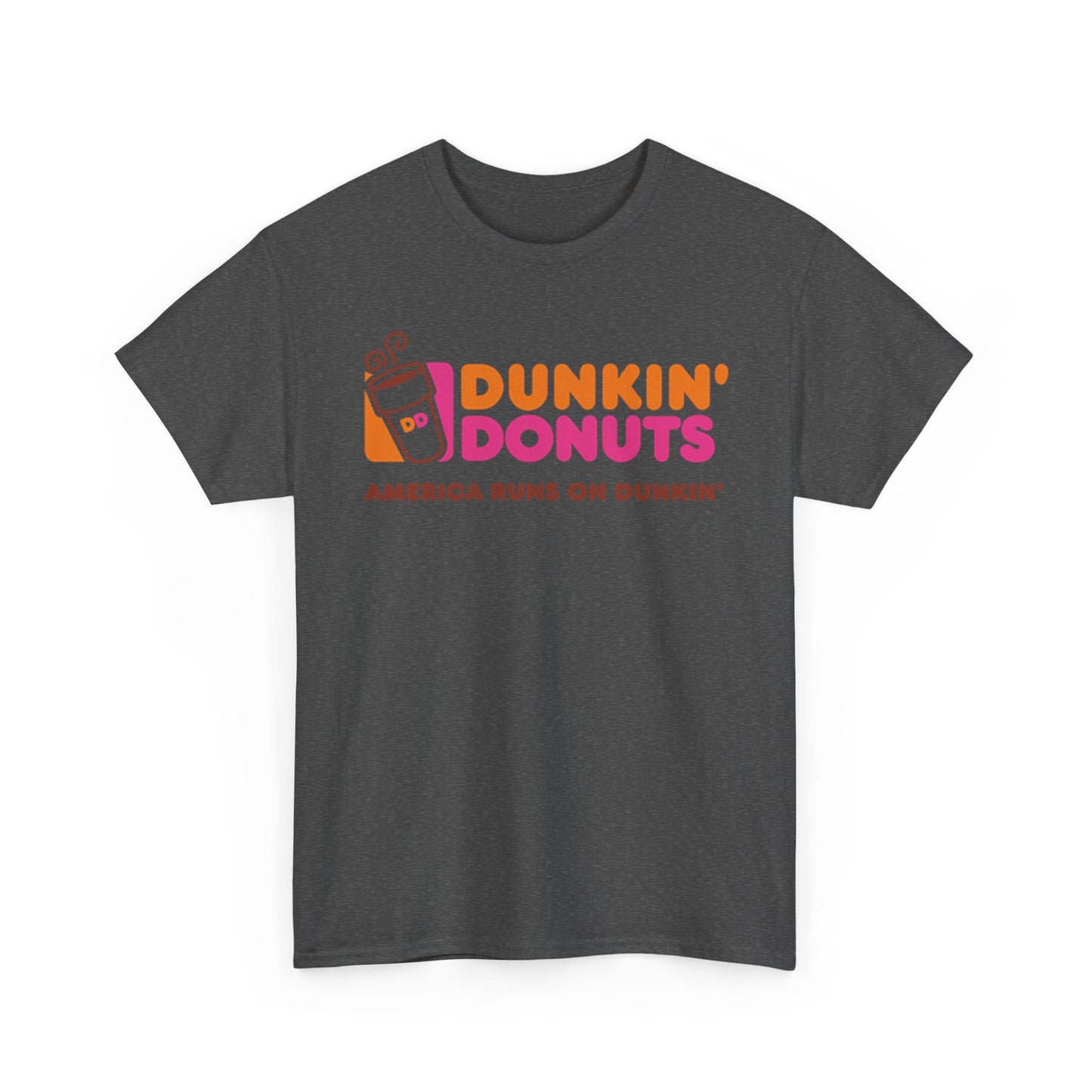 Dunkin’ Donuts T-shirt vintage Boston coffee gift retro Unisex Heavy Cotton Tee