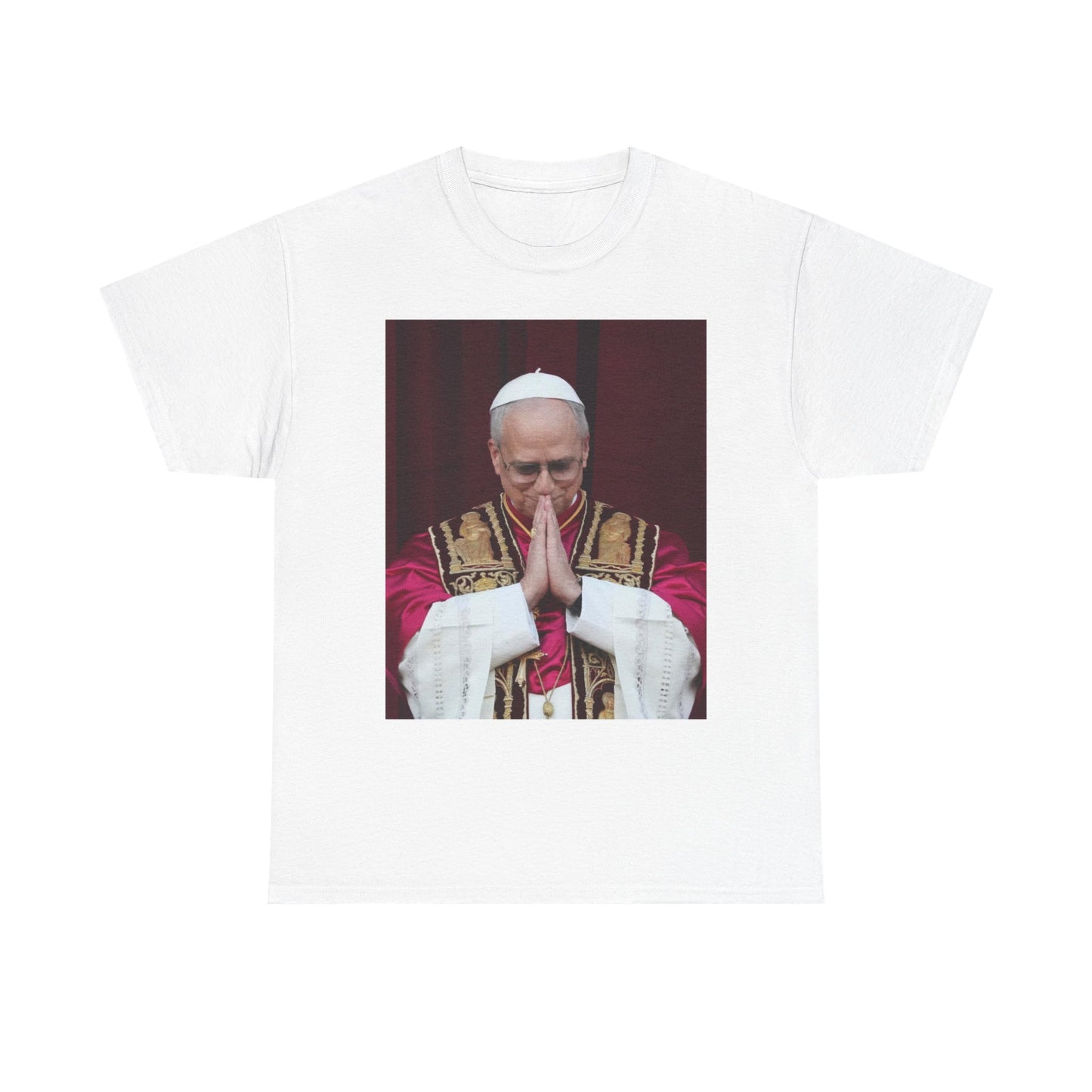 Pope Leo Graphic T Shirt New All Sizes Fast Ship Unisex Heavy Cotton Tee