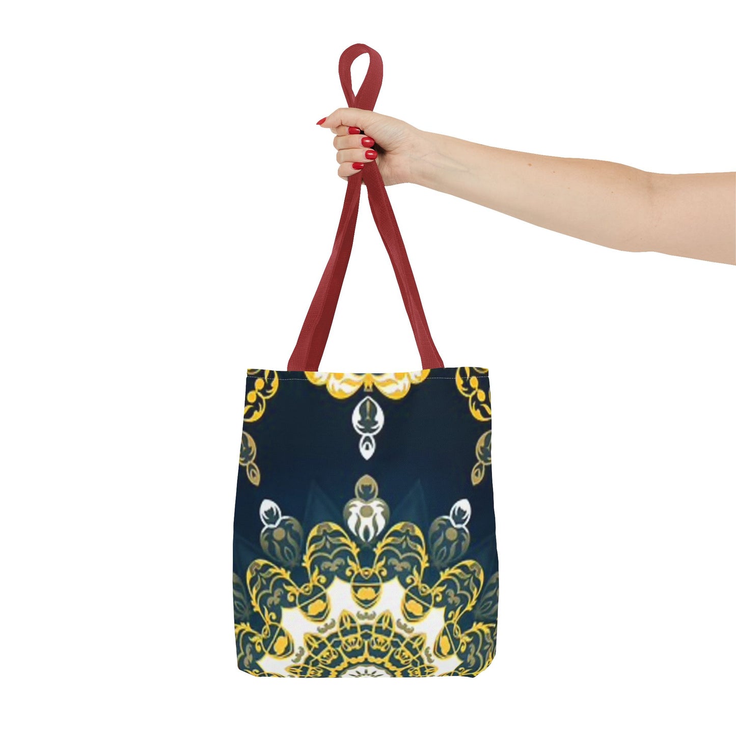 Navy And Gold Pattern Multi Color BRAND NEW MODERN Tote Bag (AOP)