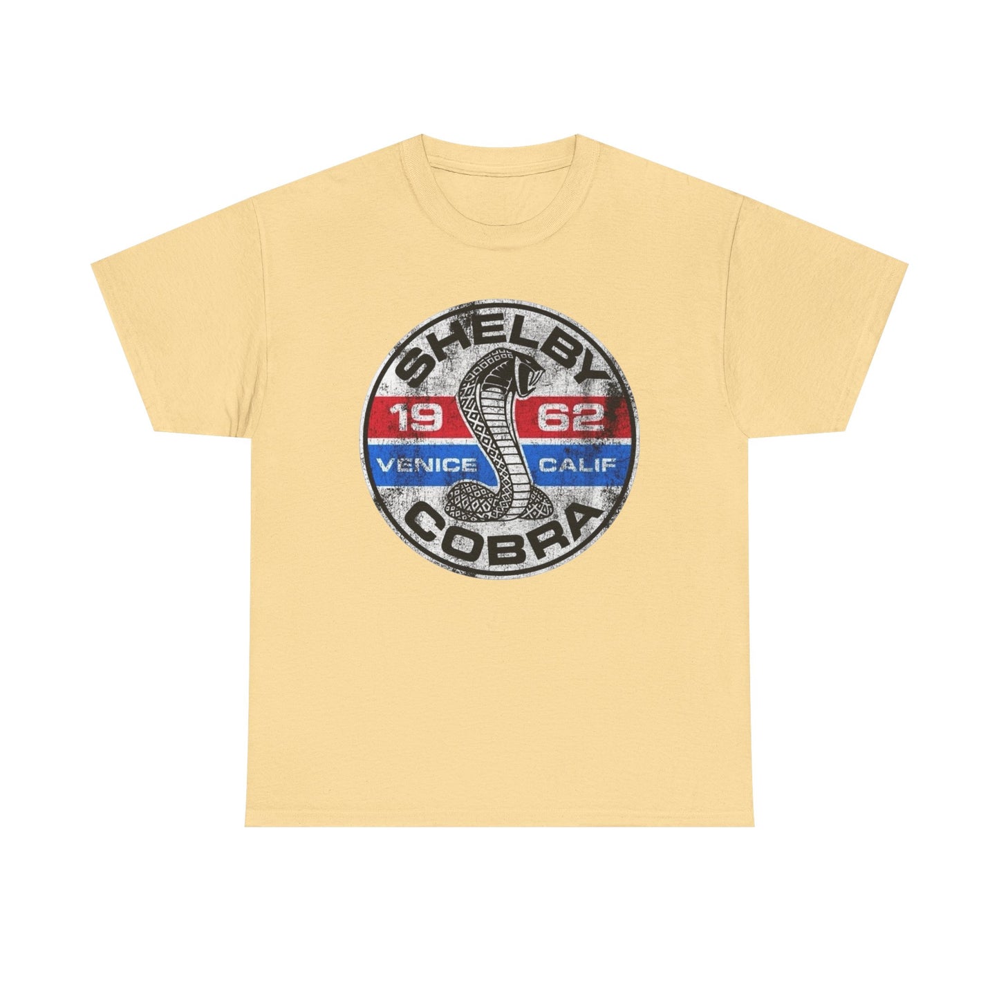 Shelby Cobra Racing Graphic T Shirt Unisex Heavy Cotton Tee