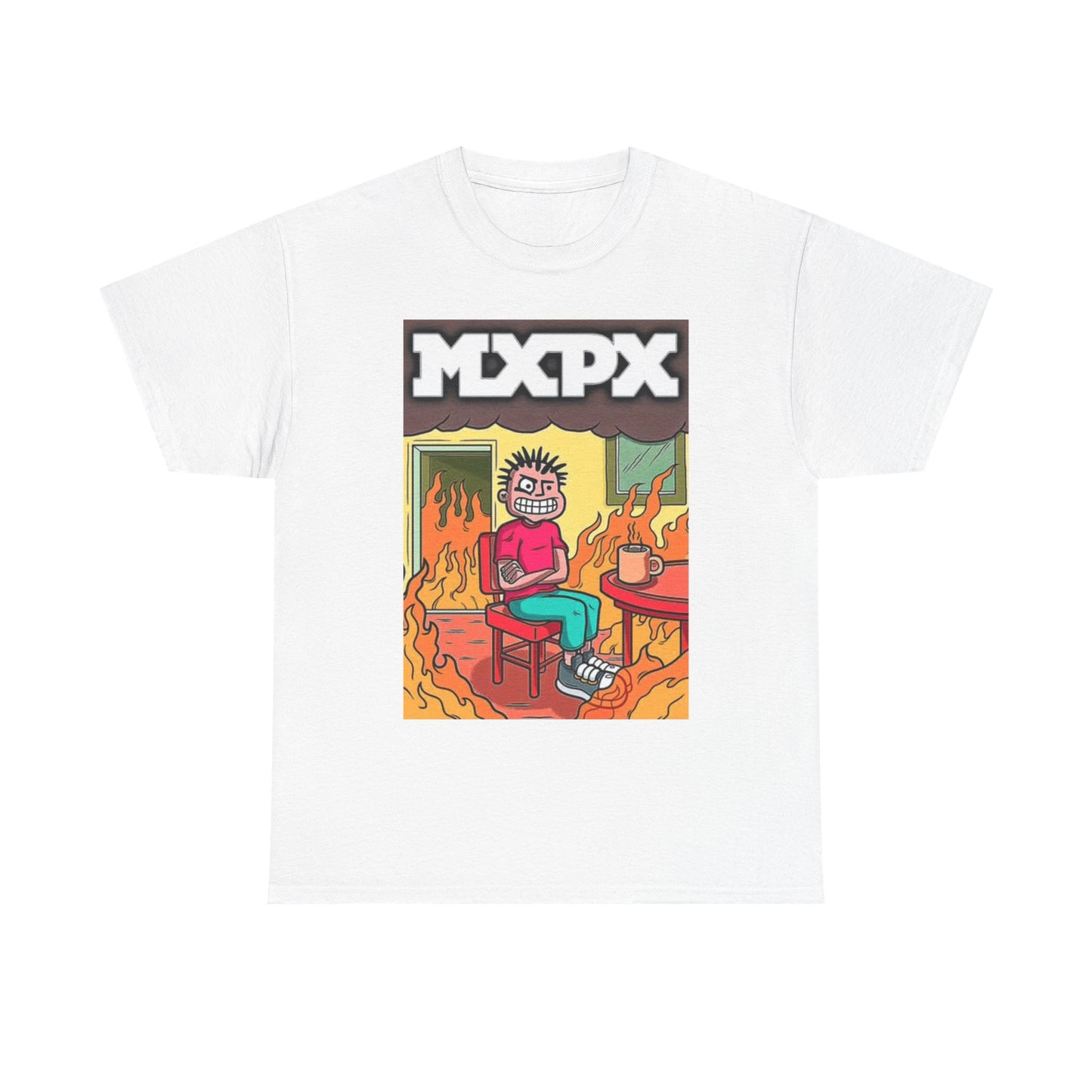 MXPX Graphic T Shirt ART Poster band Merch Unisex Heavy Cotton Tee