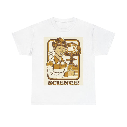 Funny Science TShirt Vintage look Science class 70s Unisex Heavy Cotton Tee