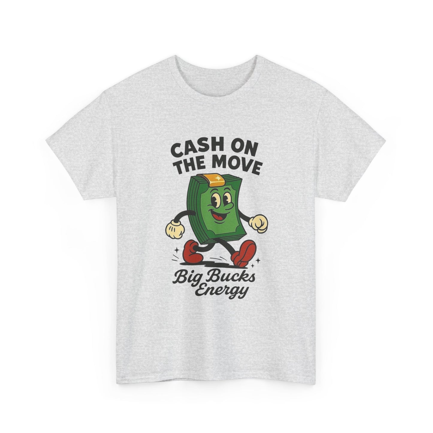 Cash On The Move Graphic T Shirt NEW GIFT Unisex Heavy Cotton Tee