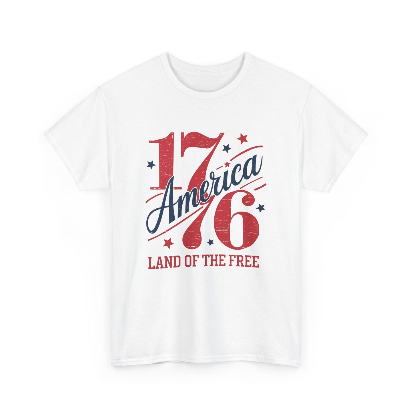 America Land Of The Free Graphic T Shirt Adult New Tee
