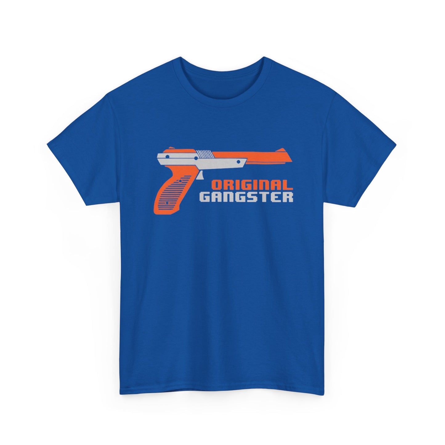 Original Gangster Graphic T Shirt Vintage Video Games Funny Unisex Heavy Cotton