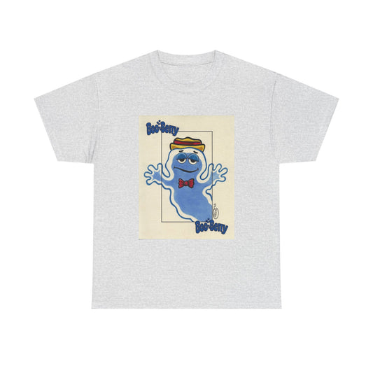 Boo Berry Tshirt Vintage Poster Cereal Retro Unisex Heavy Cotton Tee