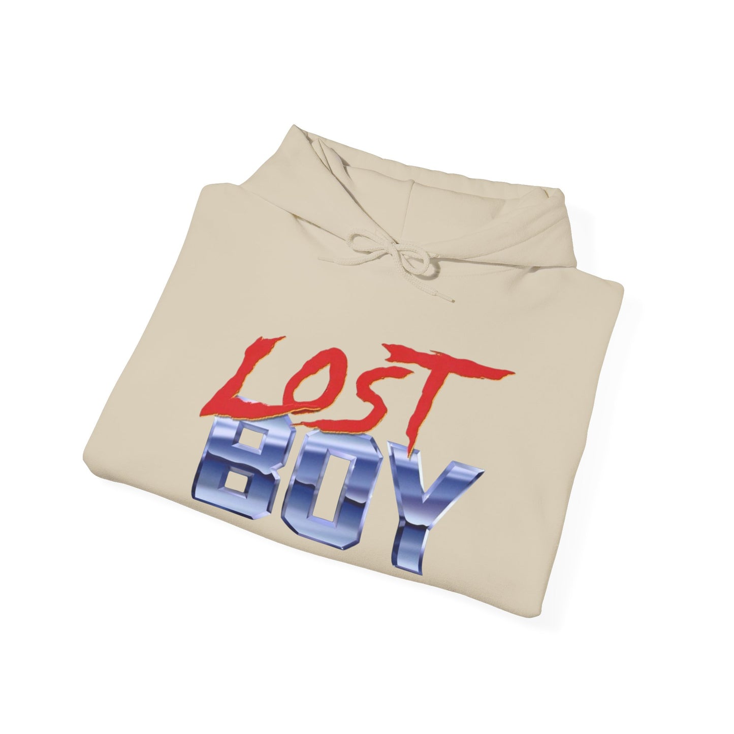 Lost Boy Vintage Graphic Hoodie Unisex Heavy Blend™ Hooded Sweatshirt