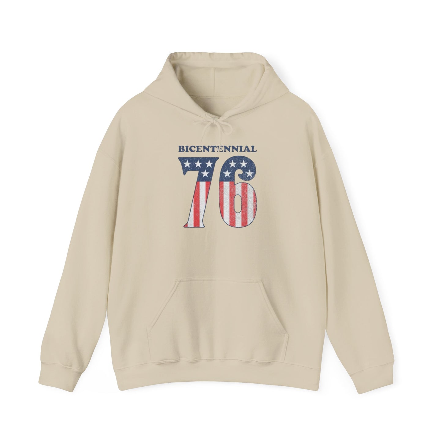American Flag Bicentennial USA 76 Graphic Hoodie Heavy Blend™ NEW Sweatshirt
