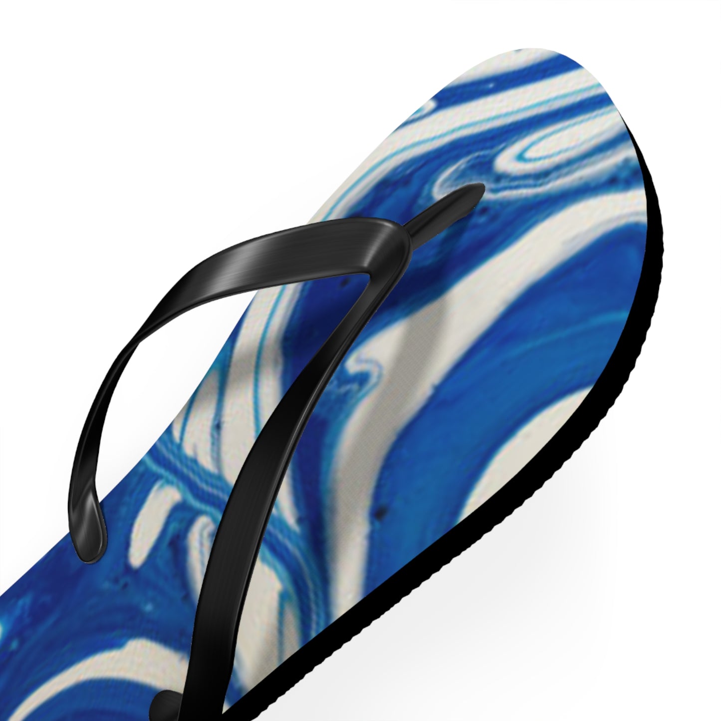 Blue And White Flip Flops, Sandals Slides, Summer Footwear, Brand New