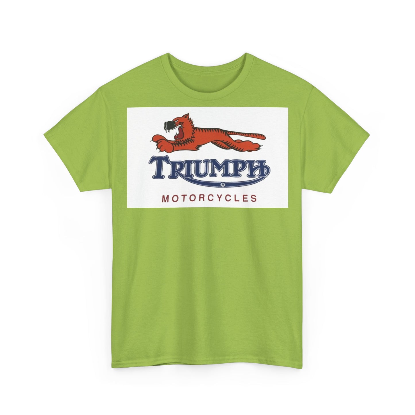 Triumph T-shirt vintage motorcycles nostalgia Tiger Unisex Heavy Cotton Tee