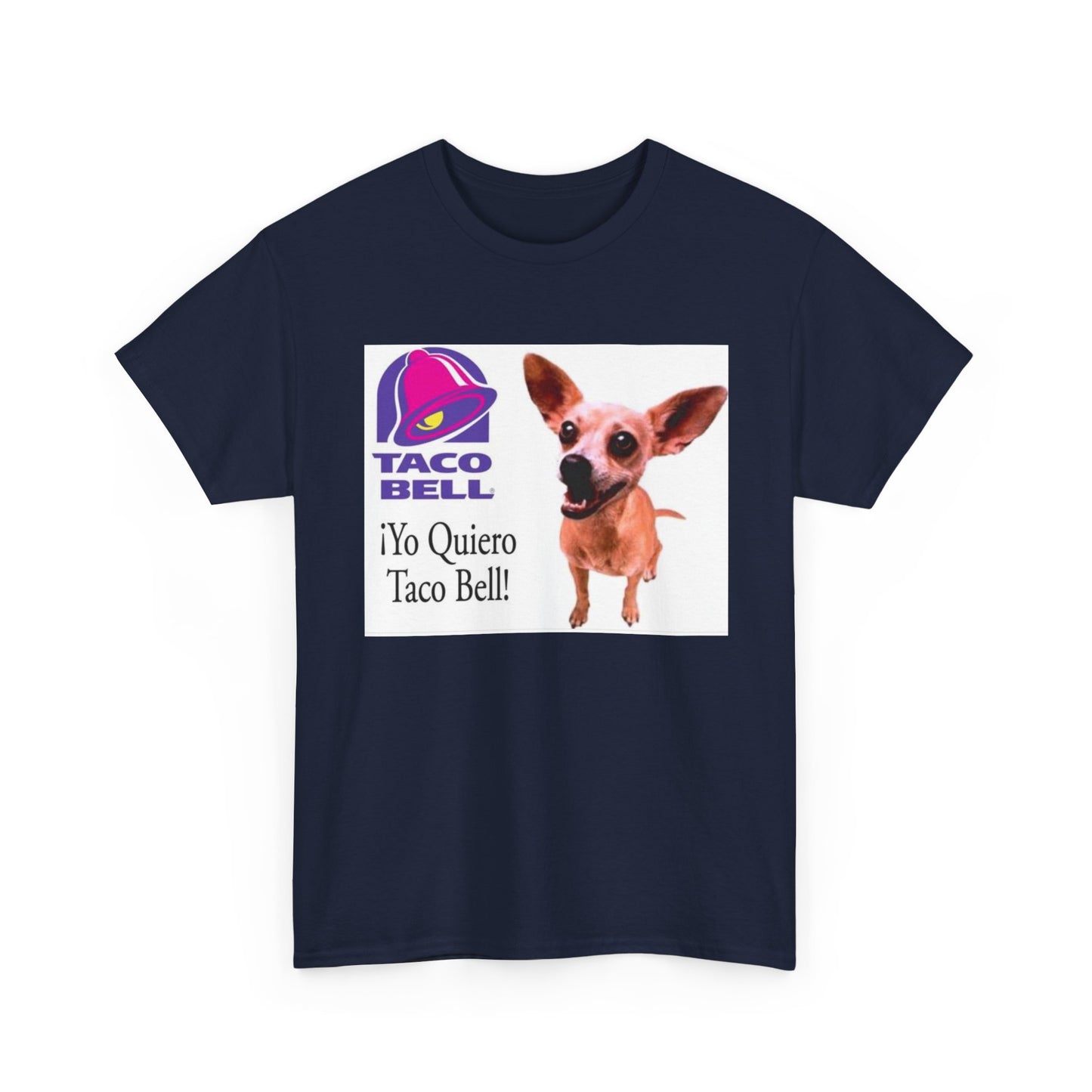 Taco Bell Shirt Funny Retro Logo Mexican Dog 90s Nostalgia Unisex Heavy Cotton