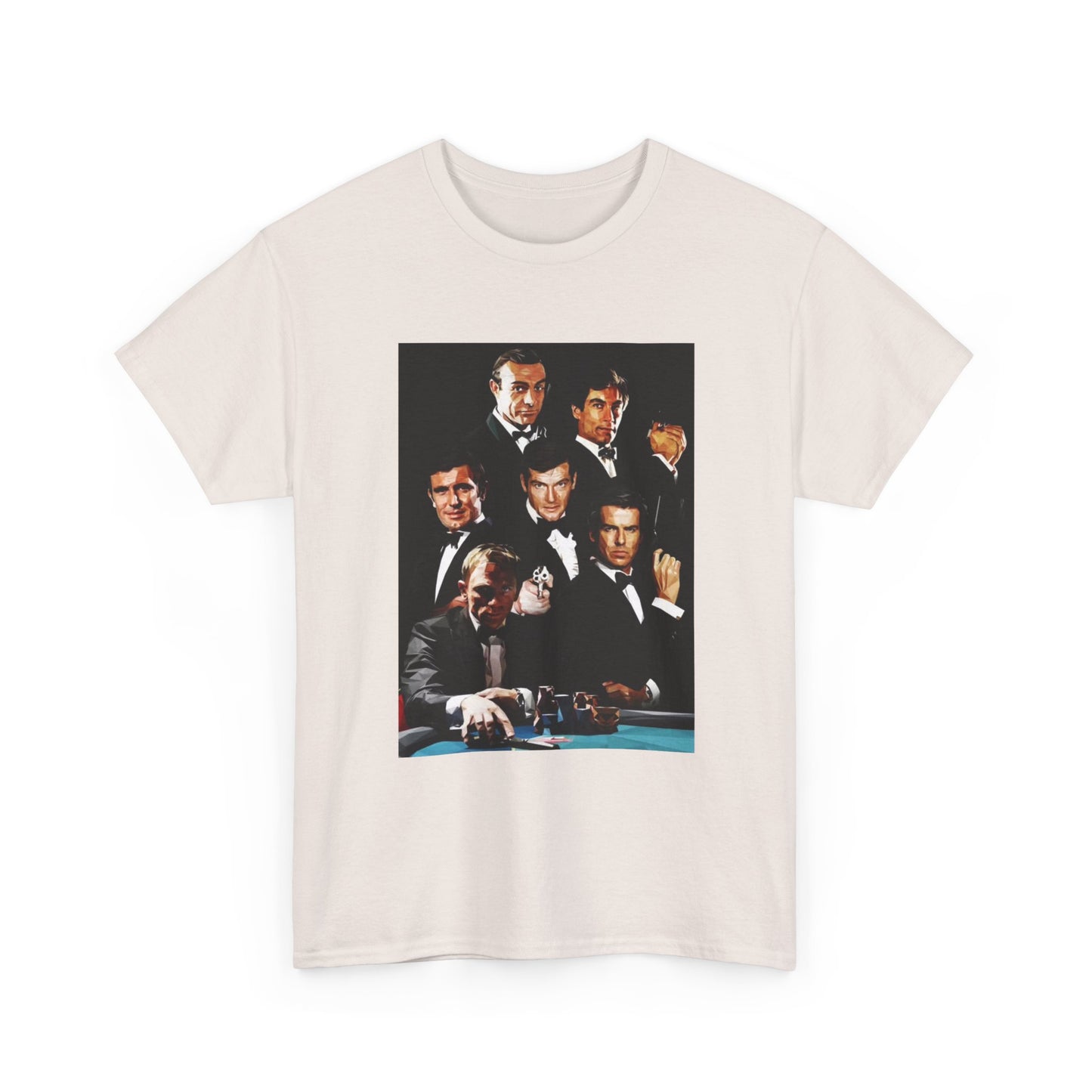 James Bond T-shirt Vintage Bond Collection Merch Unisex Heavy Cotton Tee