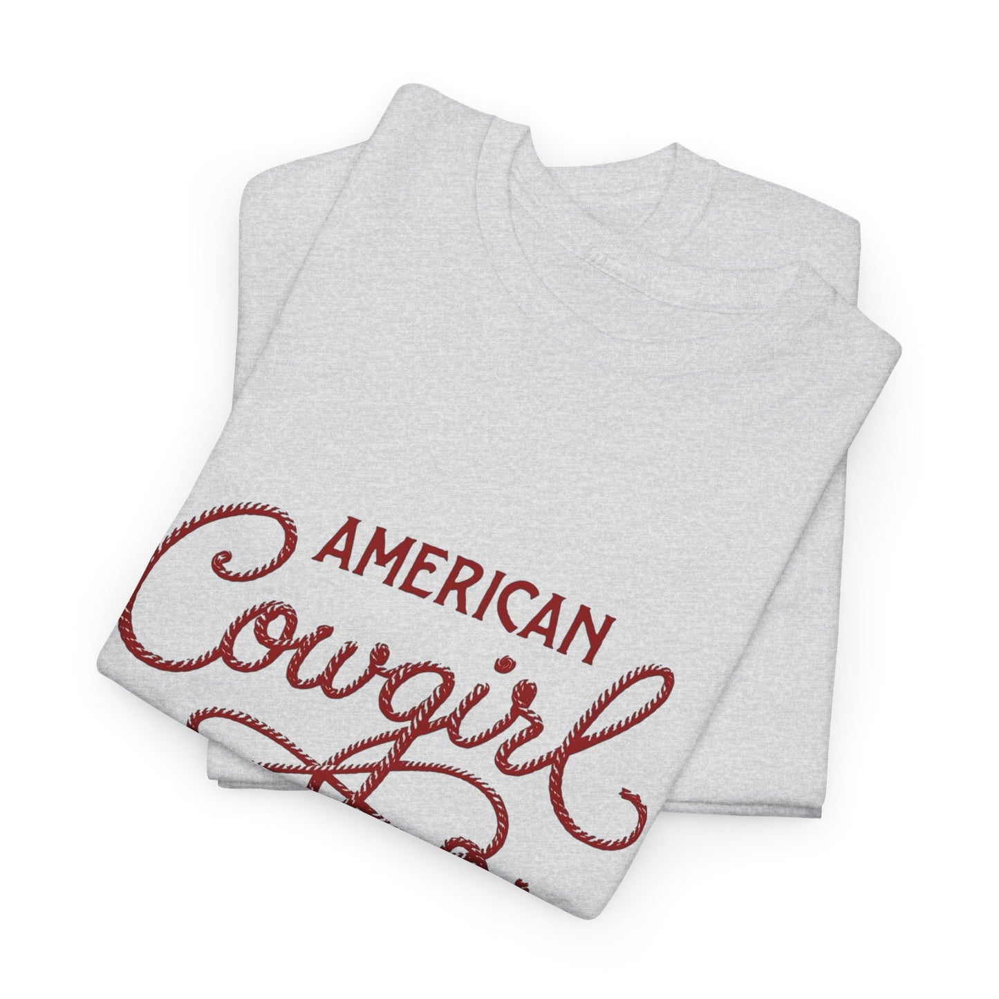 American Cowgirl Graphic T Shirt Heavy Cotton Tee NEW ADULT UNISEX