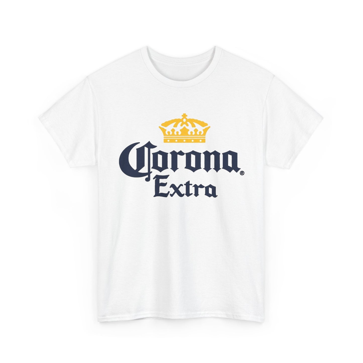 Corona Tshirt Beer retro Logo Summer vibes Gillis Party Unisex Heavy Cotton Tee