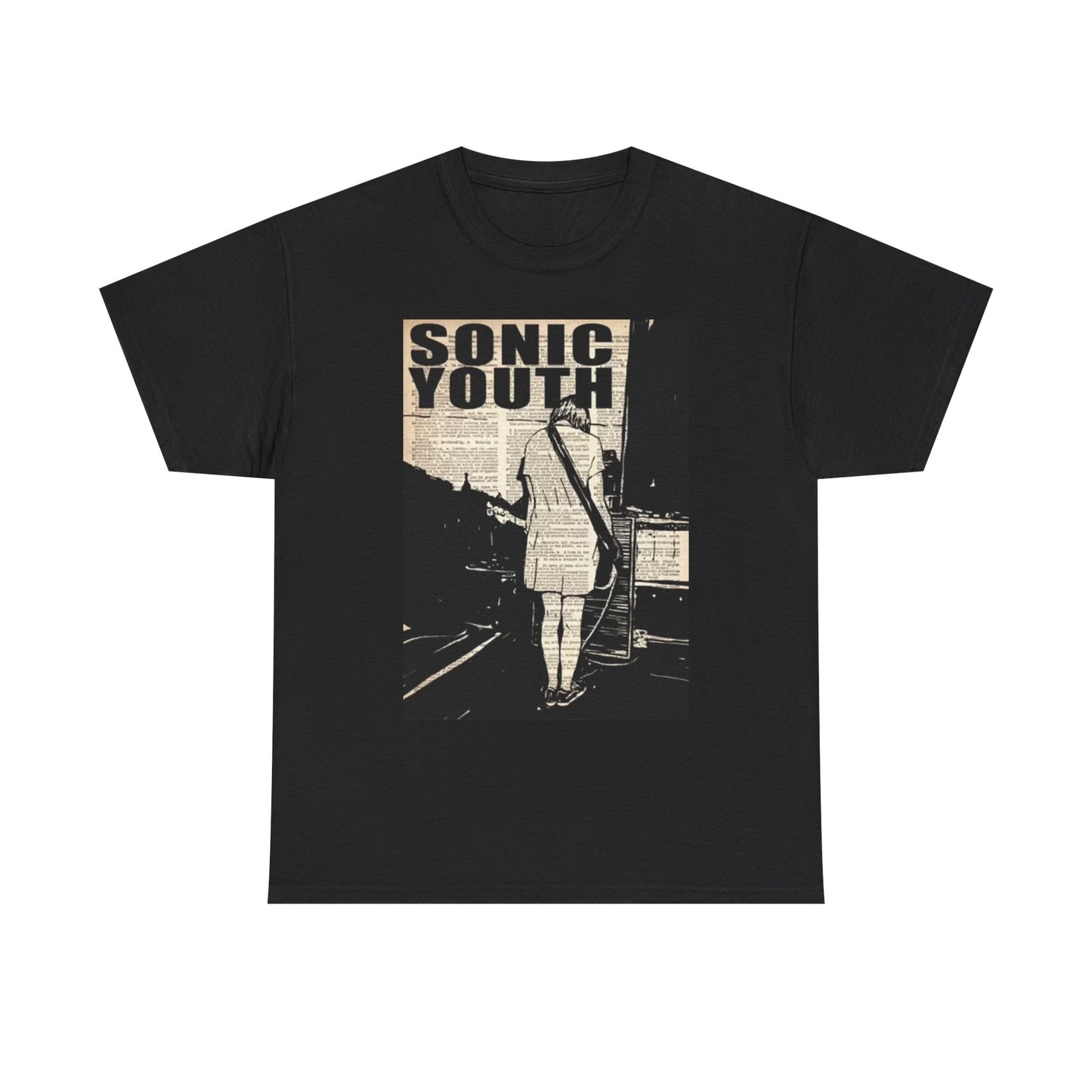 Sonic Youth Graphic T Shirt Vintage Rock Poster Retro Unisex Heavy Cotton Tee