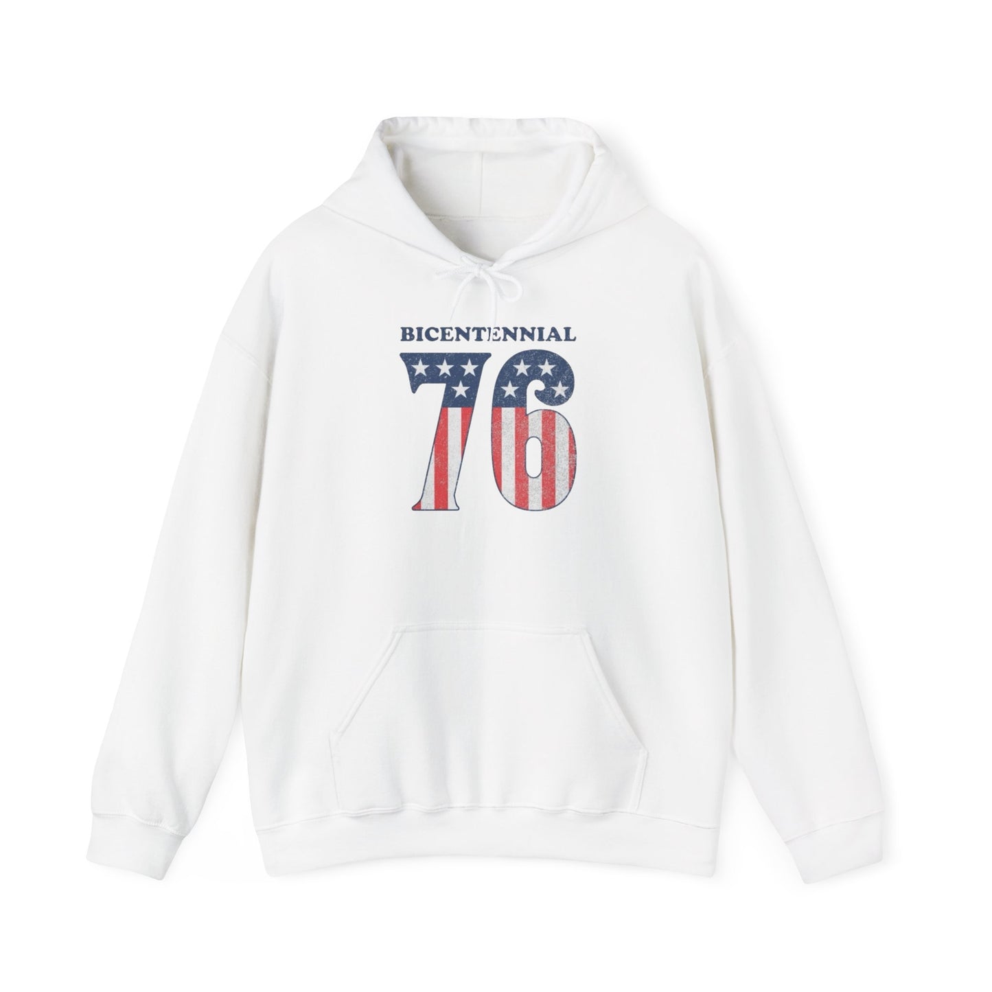 American Flag Bicentennial USA 76 Graphic Hoodie Heavy Blend™ NEW Sweatshirt
