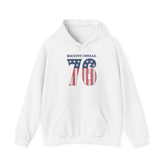 American Flag Bicentennial USA 76 Graphic Hoodie Heavy Blend™ NEW Sweatshirt