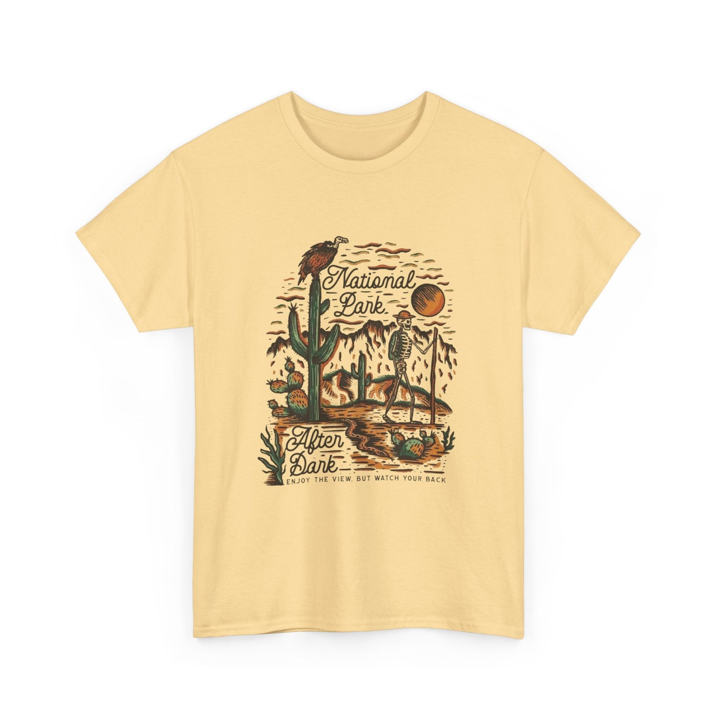 National Park After Dark Graphic T Shirt Unisex Heavy Cotton Tee