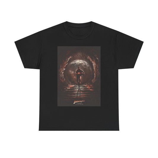 Indiana Jones Tshirt Movie Poster Retro Harrison Ford Vintage Unisex Heavy Tee