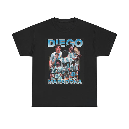 Diego Maradona Graphic T Shirt Football Soccer Vintage Unisex Heavy Cotton Tee