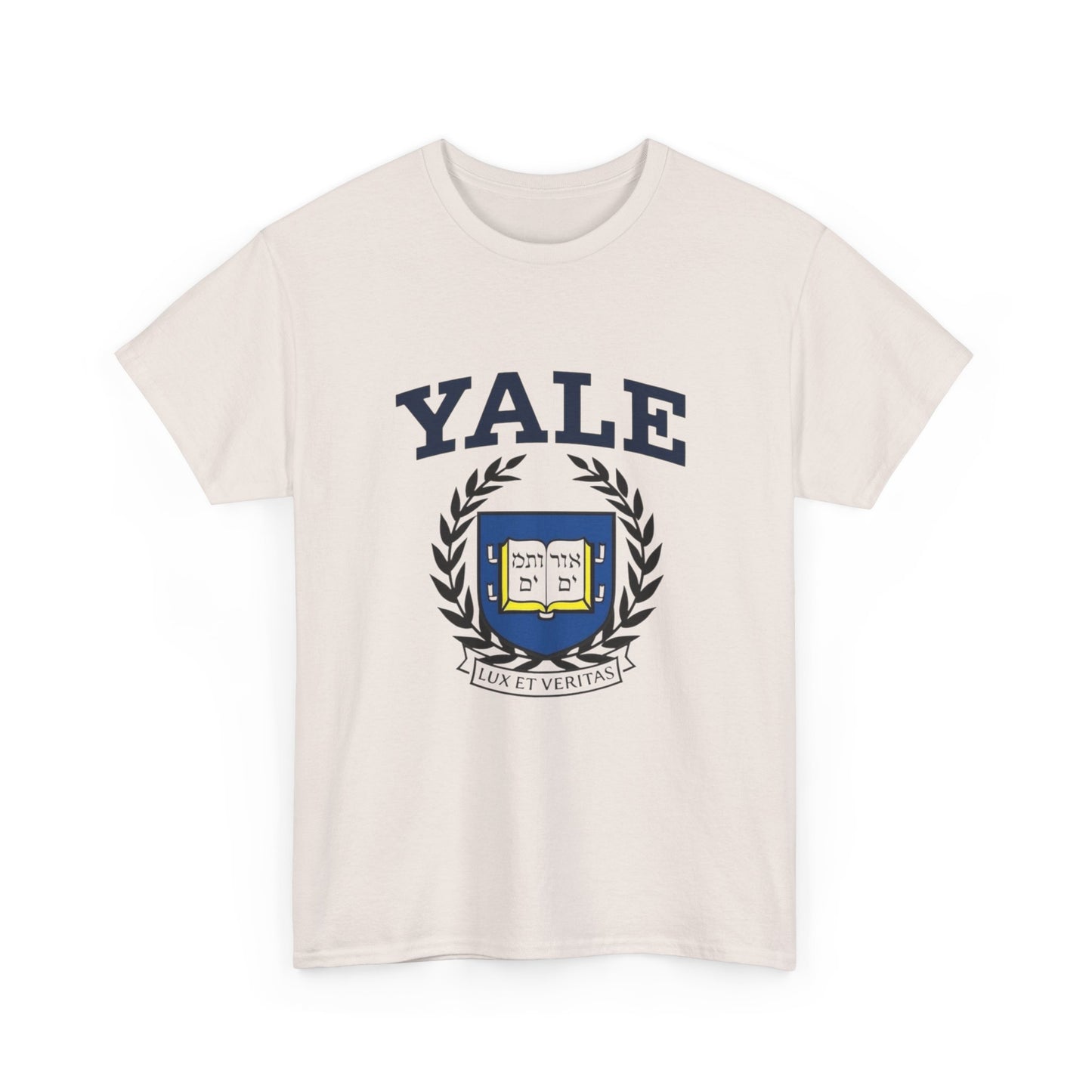 Yale Logo College Graphic T Shirt ADULT NEW