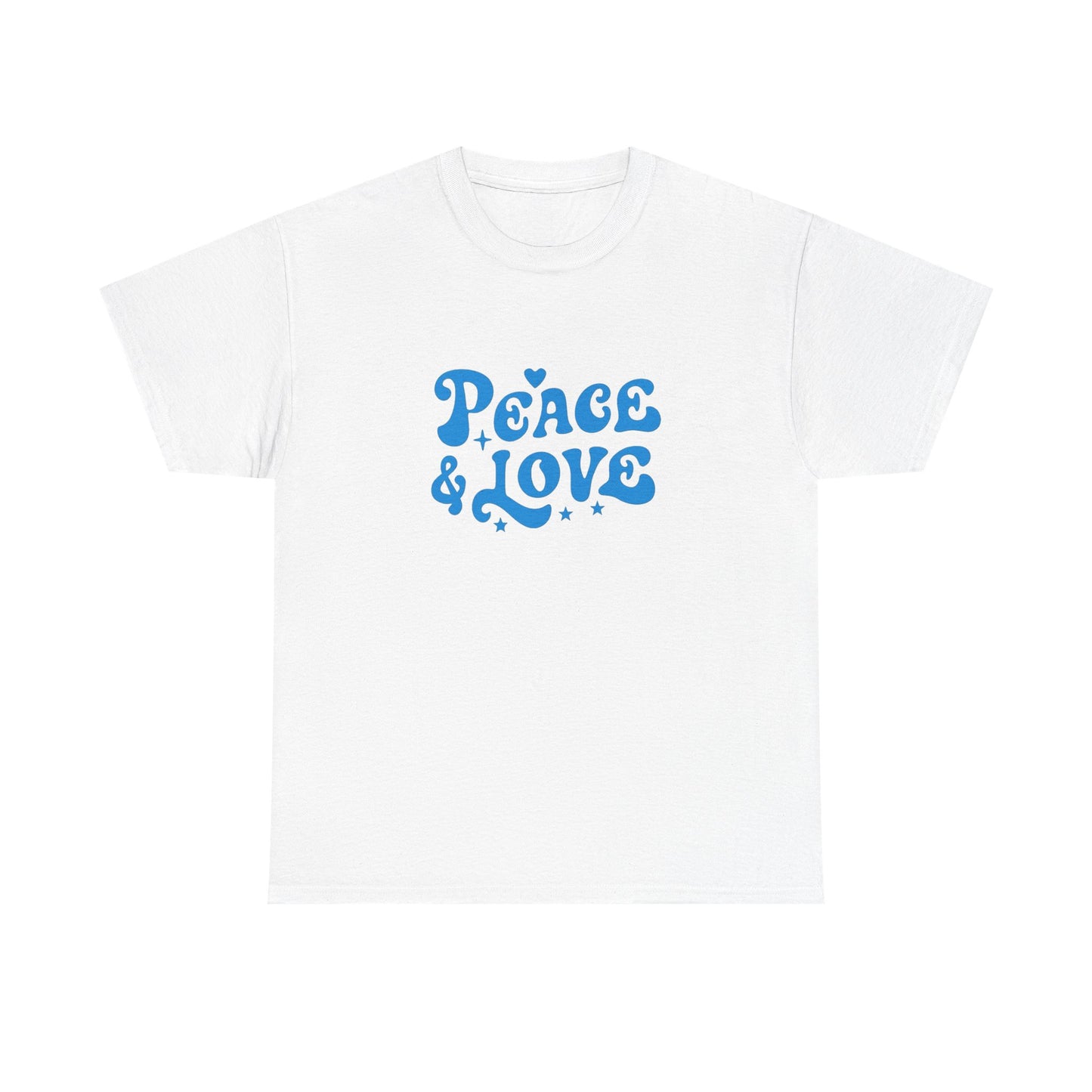 Peace And Love Happiness Graphic T Shirt Adult NEW
