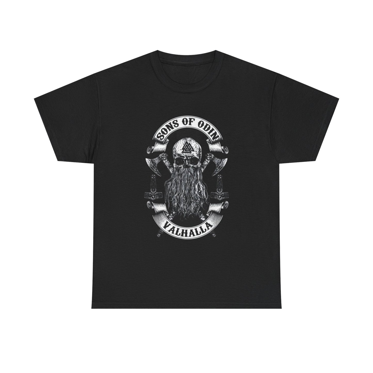 Son Of Odin Valhalla Graphic T Shirt NEW ADULT TEE VINTAGE