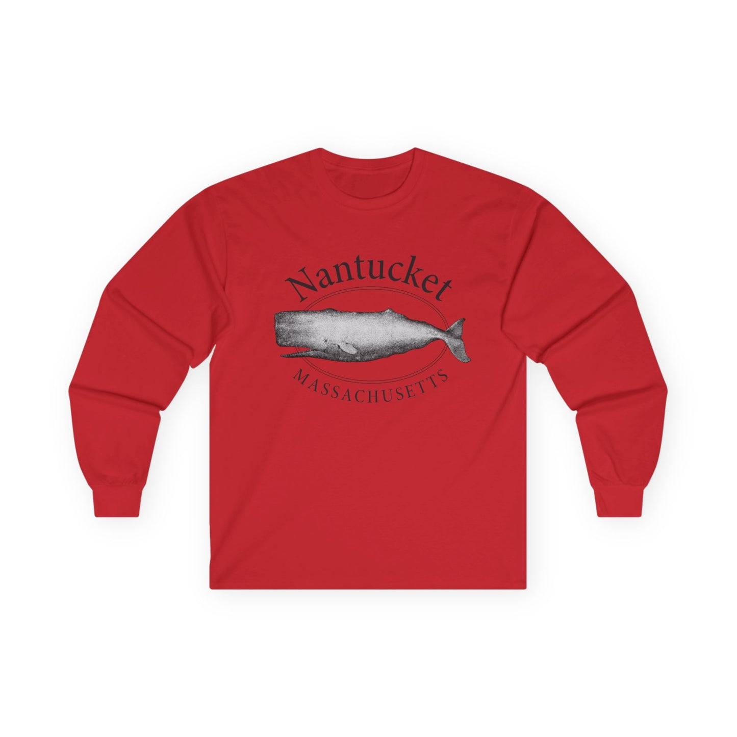 Nantucket USA Graphic Shirt Unisex Ultra Cotton Long Sleeve Tee