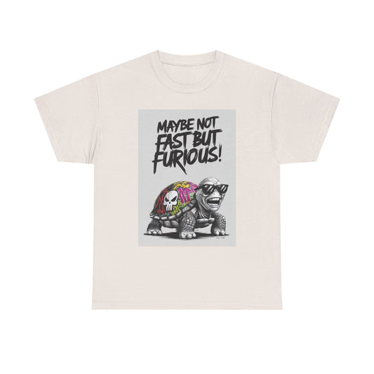 Slow And Furious Turtle Graphic T Shirt Funny Jokes Punisher Unisex Heavy Cotton