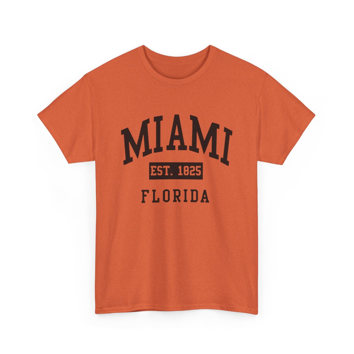 Miami Vintage Graphic T Shirt NEW Unisex Heavy Cotton Tee
