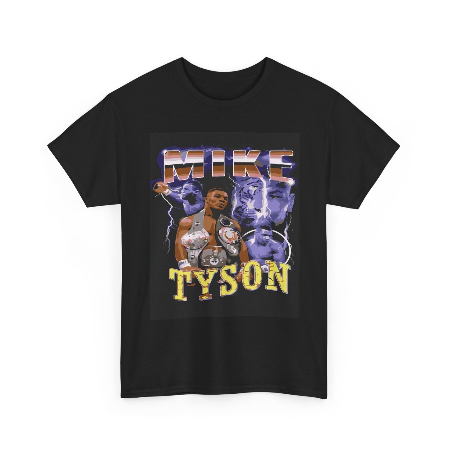 Mike Tyson Graphic T Shirt Vintage Boxing Retro Unisex Heavy Cotton Tee