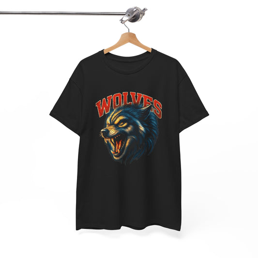 Classic Wolves Graphic T Shirt Unisex Heavy Cotton Tee