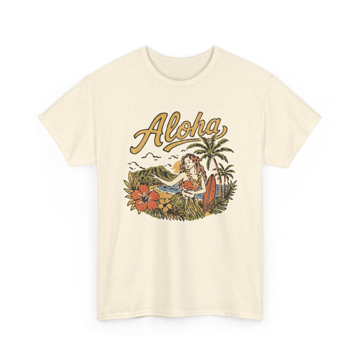 Aloha Tropical Island Woman Graphic Tee Men's Graphic Tee