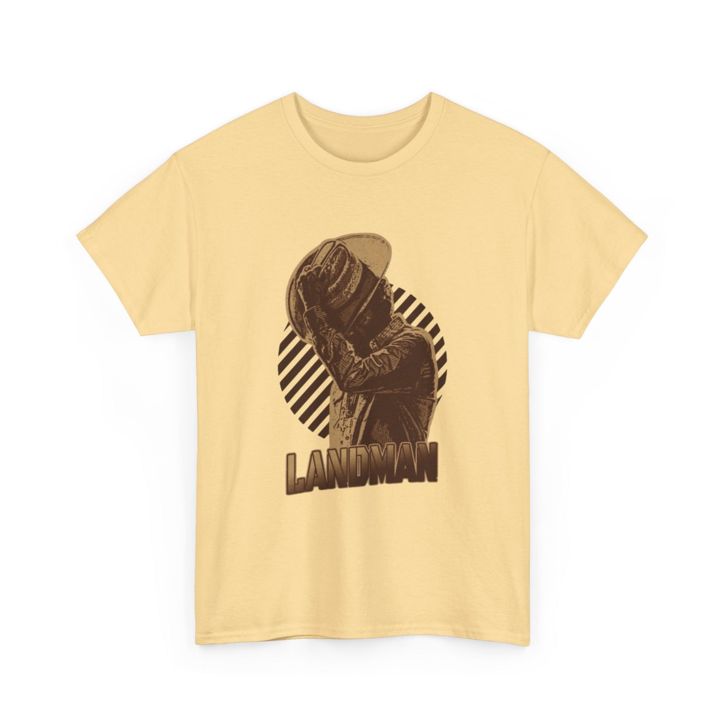 Landman Retro Texas Oil Graphic T Shirt NEW Unisex Heavy Cotton Tee