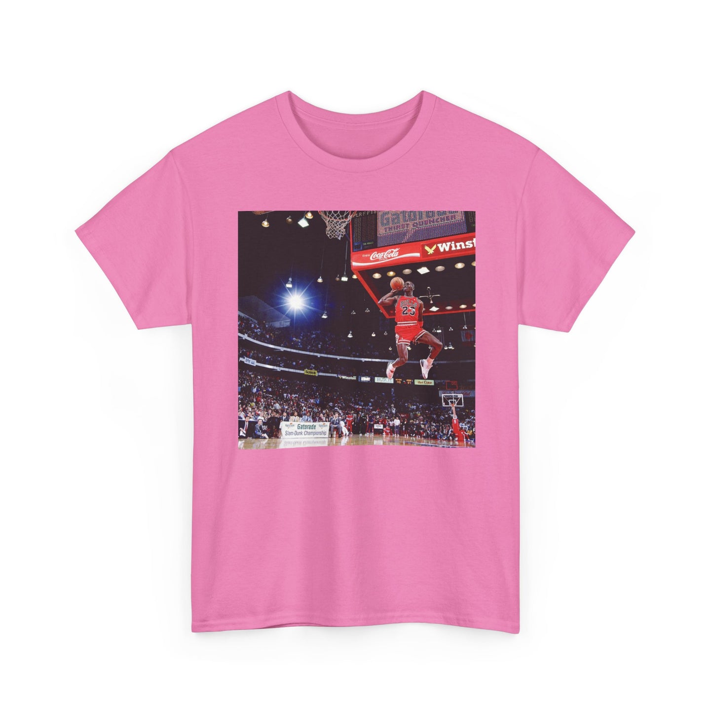Michael Jordan Graphic T Shirt Retro Dunk Contest Unisex Heavy Cotton Tee