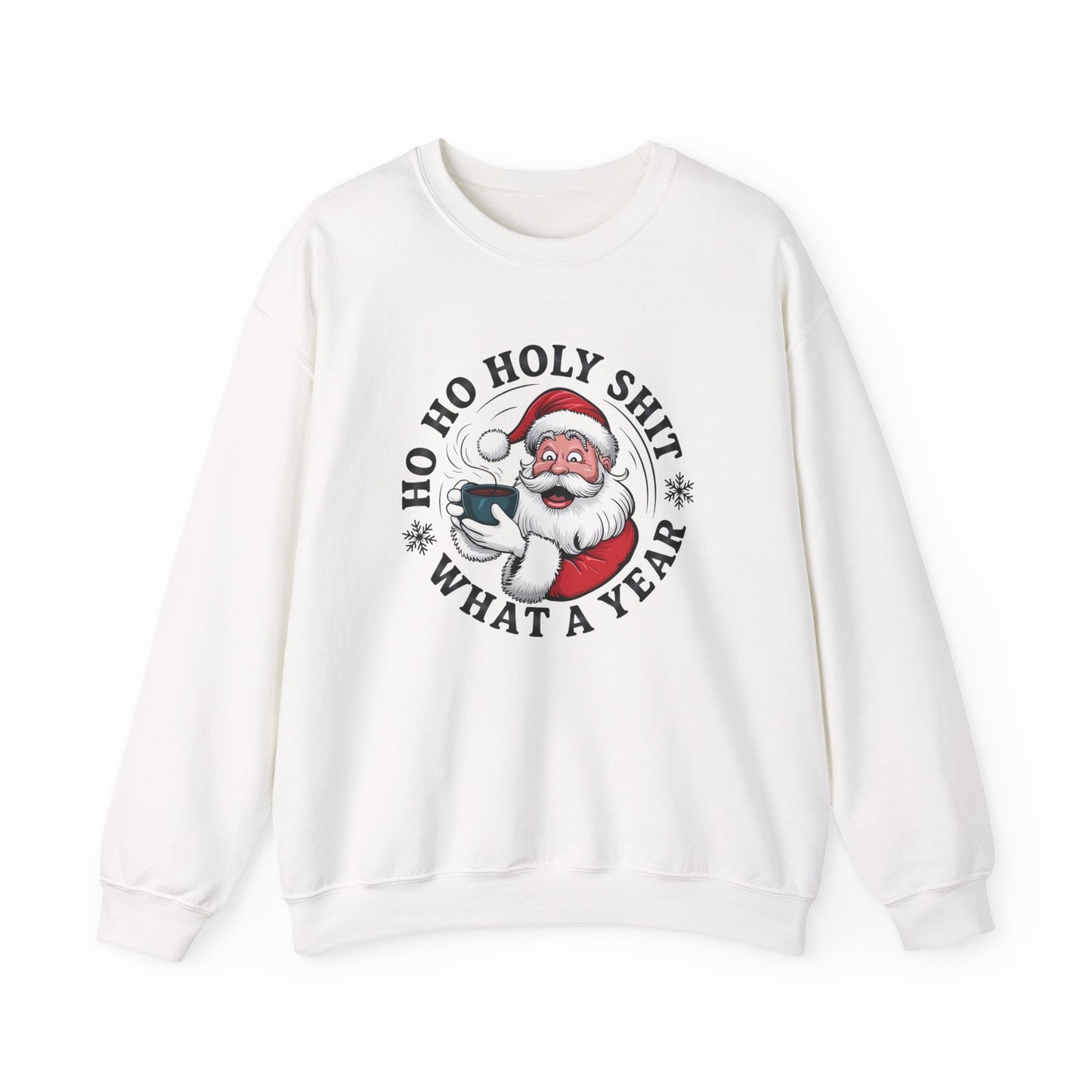 Funny Santa Christmas Sweater NEW Unisex Heavy Blend™ Crewneck Sweatshirt