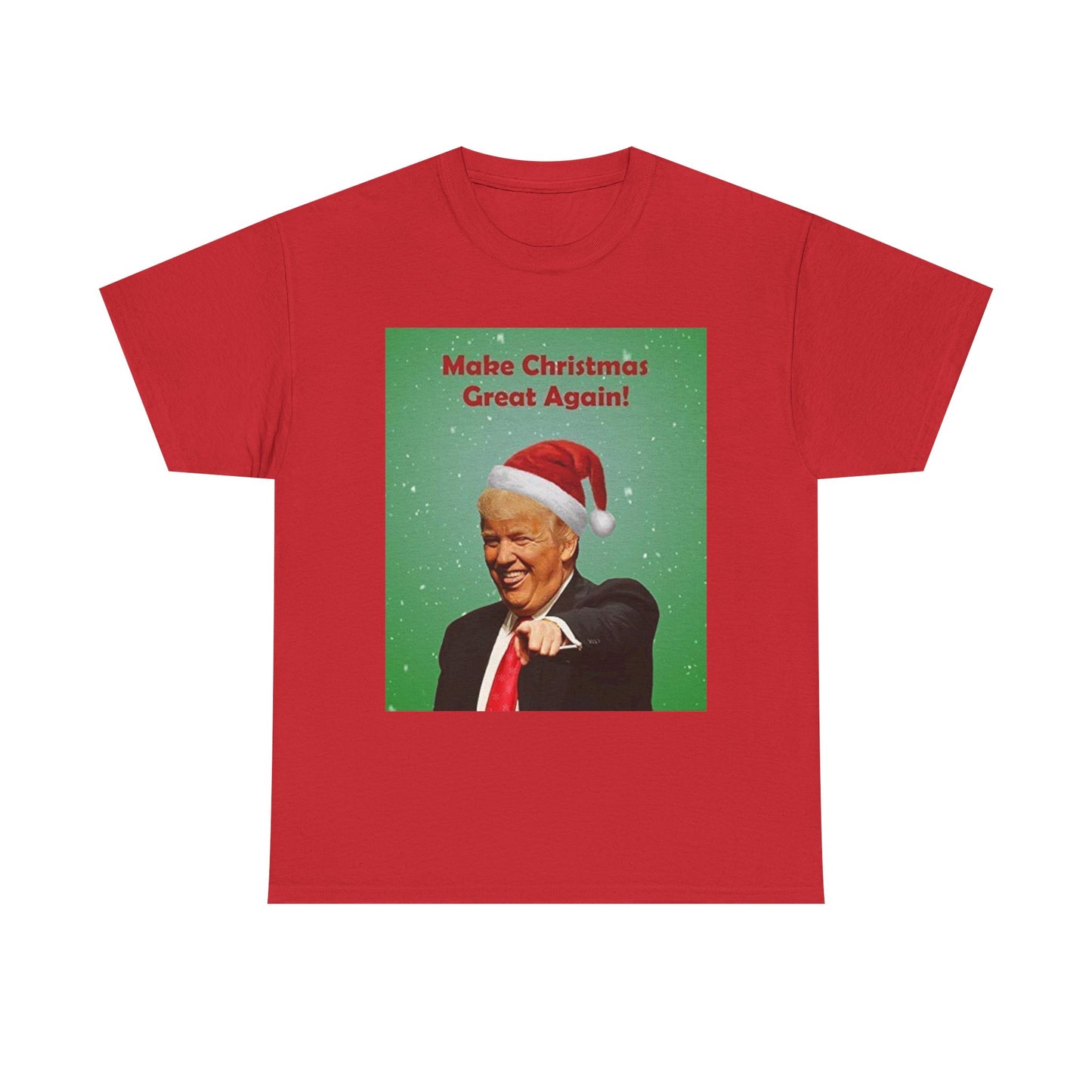 Trump Merry Christmas T Shirt Funny Holidays Graphic Make Christmas Great Again
