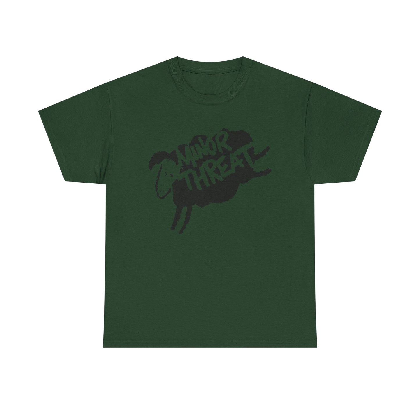Minor Threat Sheep Graphic T Shirt Unisex Heavy Cotton Tee
