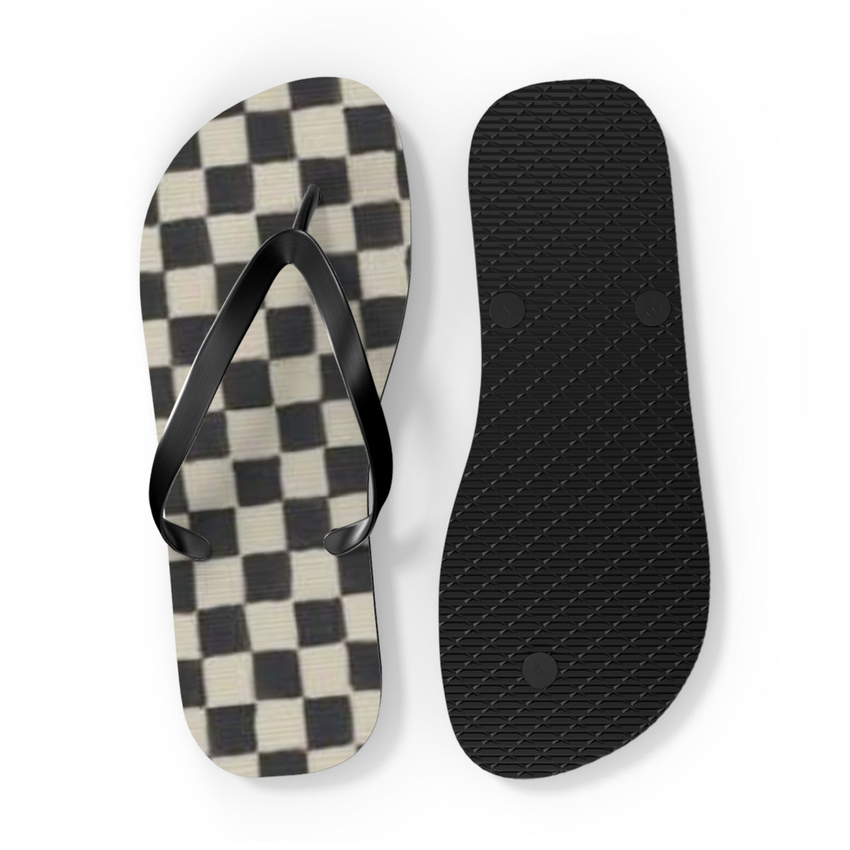 Black And White Sandals, Beach Shoes, Vacation Flip Flops, Pool Slides
