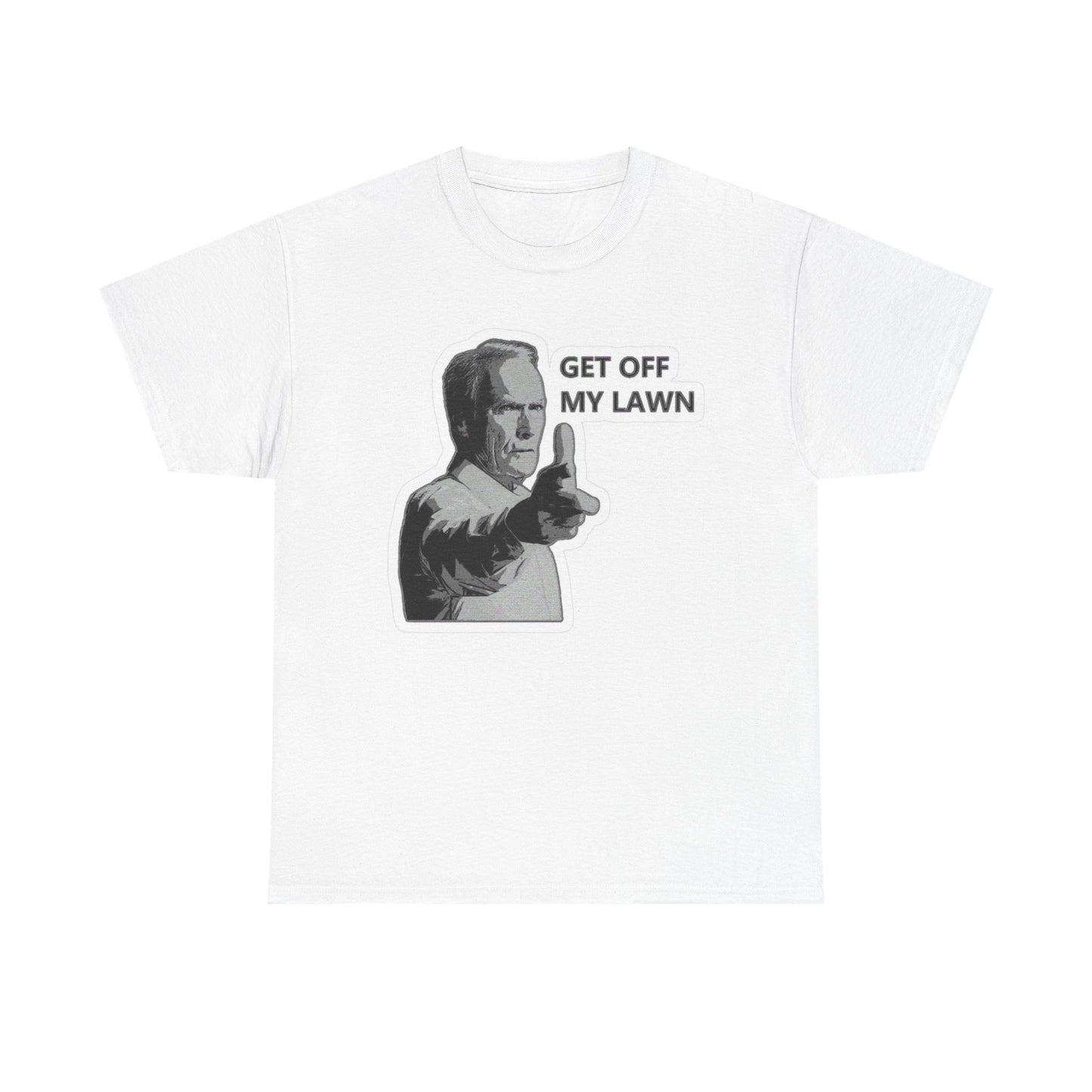 Get Off My Lawn Funny Graphic T Shirt NEW S-5XL Unisex Heavy Cotton Tee