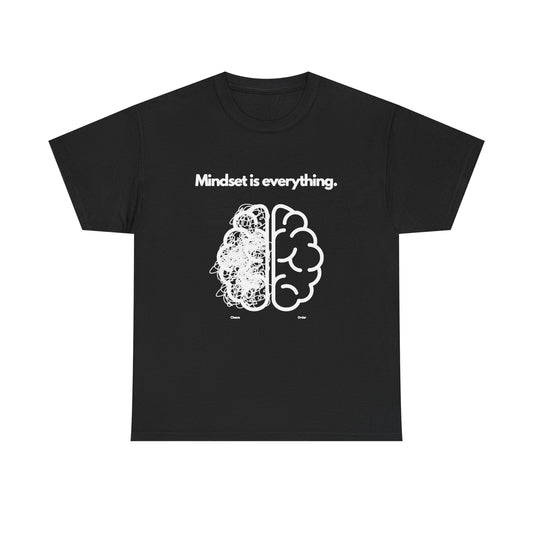 Mindset Is Everything Graphic T Shirt NEW Unisex Heavy Cotton Tee