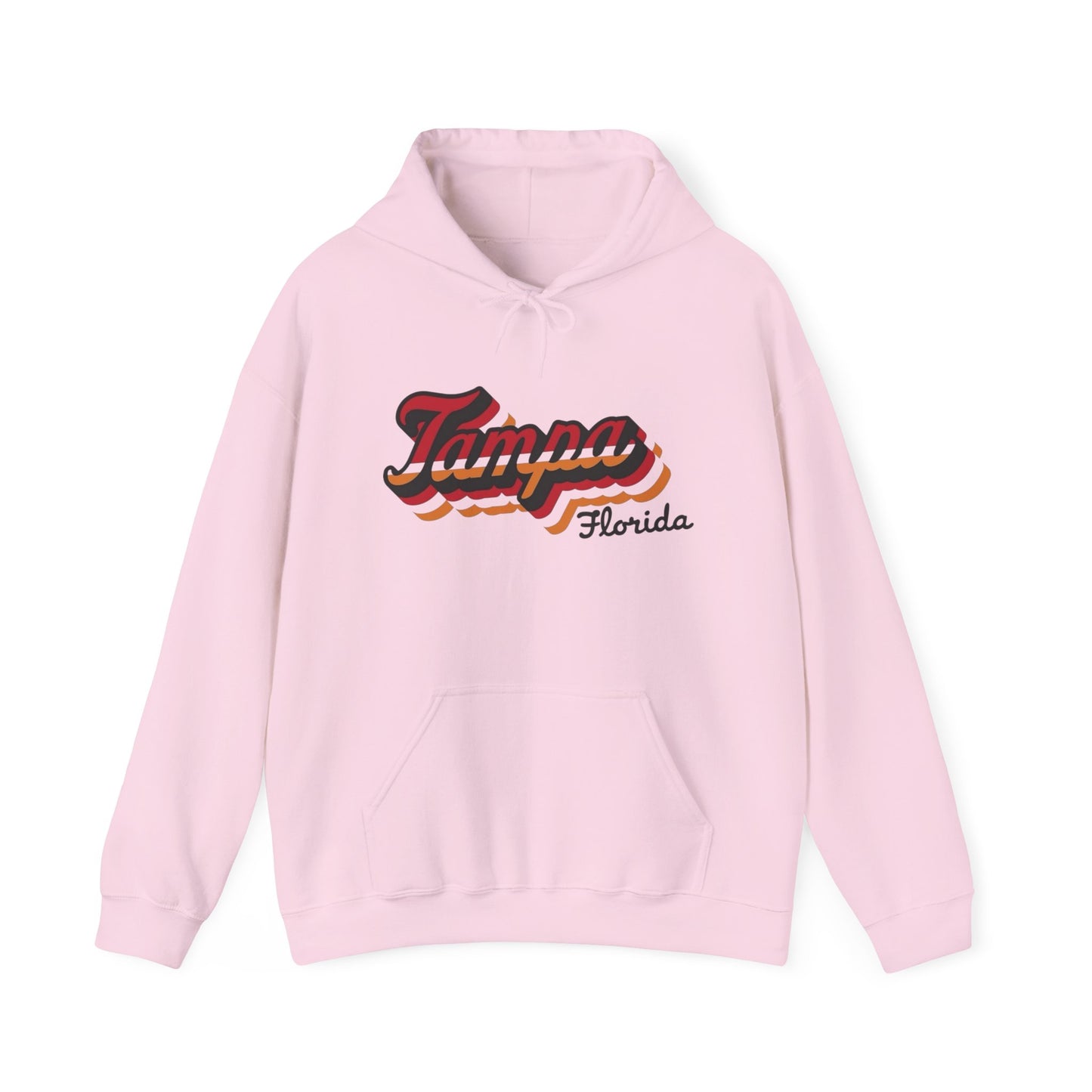 Tampa Florida Retro Graphic Hoodie Unisex Heavy Blend™ Hooded Sweatshirt