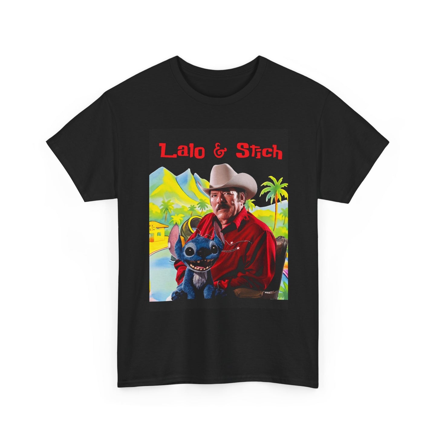 Lalo And Stich Graphic T Shirt Unisex Heavy Cotton Tee