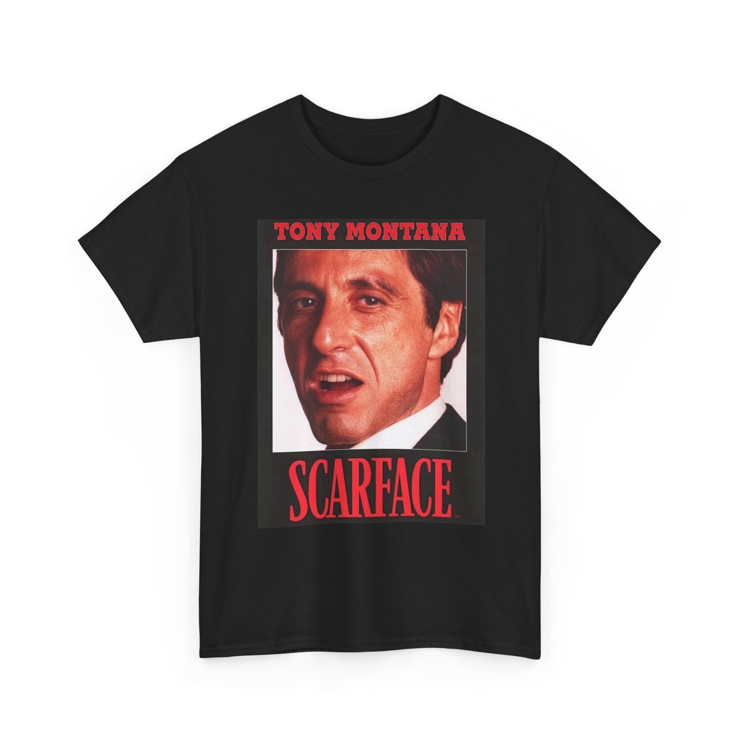 Tony Montana Vintage Graphic T Shirt S-5XL NEW Unisex Heavy Cotton Tee