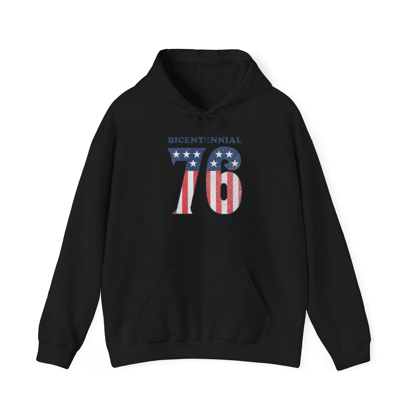 American Flag Bicentennial USA 76 Graphic Hoodie Heavy Blend™ NEW Sweatshirt