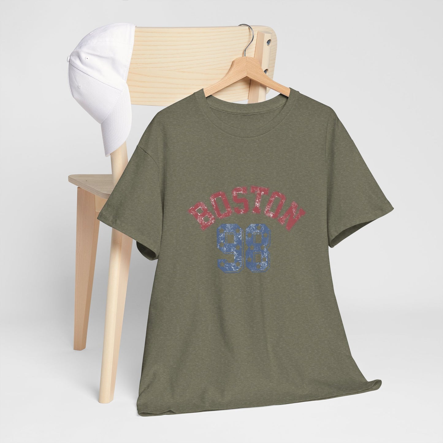 Boston Vintage Graphic T Shirt Heavy Cotton Tee NEW ADULT UNISEX