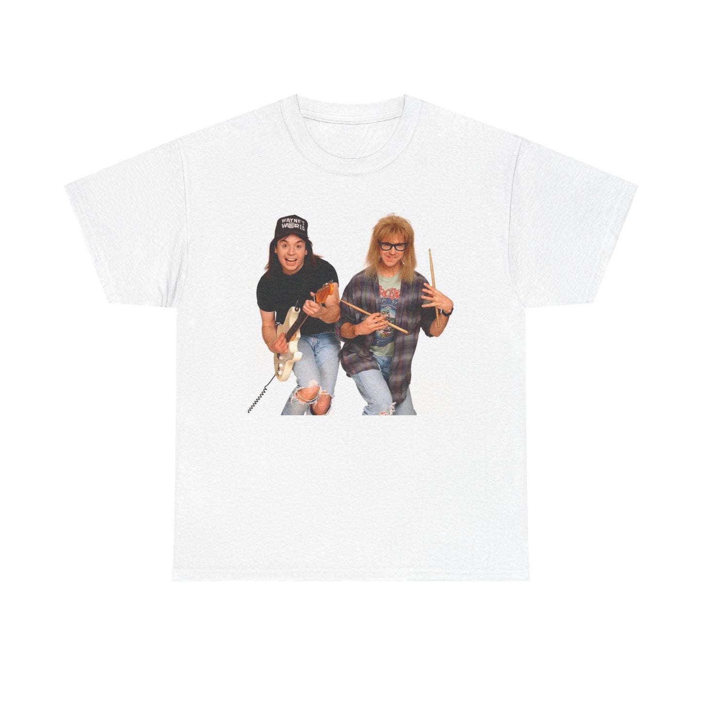 Wayne's World Vintage Graphic T Shirt Unisex Heavy Cotton Tee