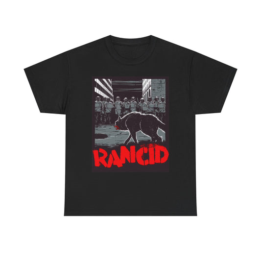 Rancid Graphic T Shirt Black Panther Album Cover Unisex Heavy Cotton Tee