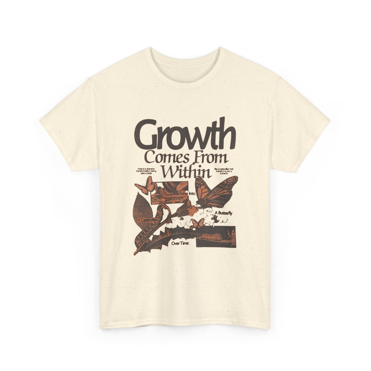 Growth Of A Butterfly Graphic T Shirt Unisex Gift New AMERICAN VINTAGE